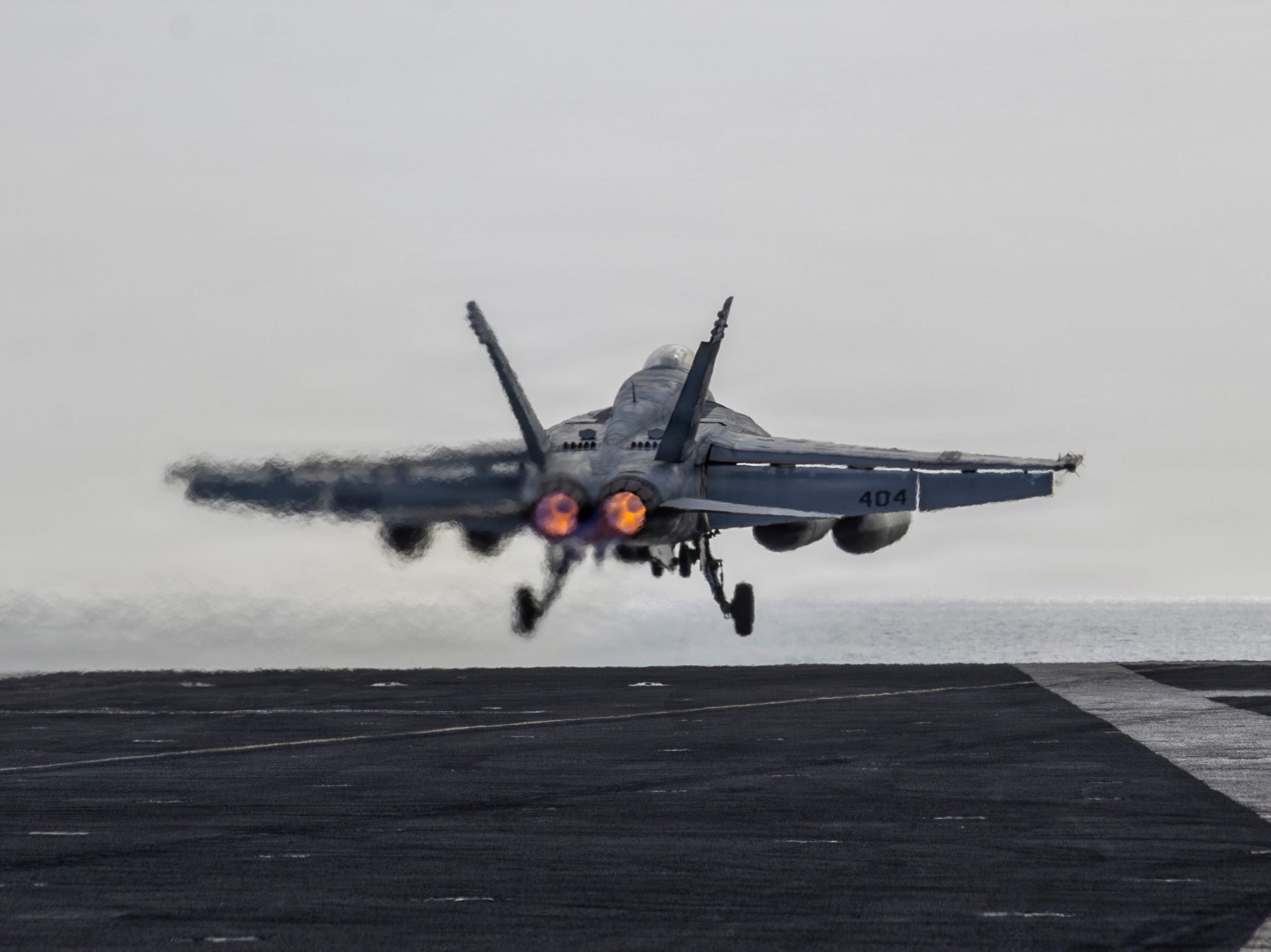 The US Navy shot out the rudder of an Iran blockade runner with a Super Hornet's 20 mm cannon