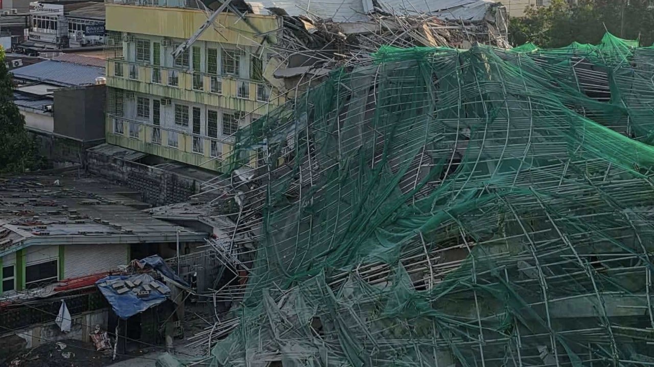 ⁠Under-construction building collapses in Philippines, trapping workers